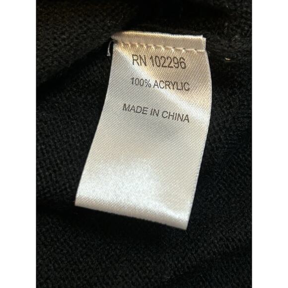 Vintage Y2K Connected Womens Striped Sweater Dress Size M Cowl Neck Goth Grunge - Picture 9 of 10